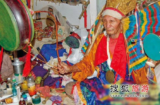 最早的巫师，可以骑着羊皮鼓飞翔